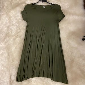 Green T-Shirt Dress